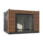 Módulo Habitacional Barcelona 4x3m: Diseño Moderno con Acabado Madera